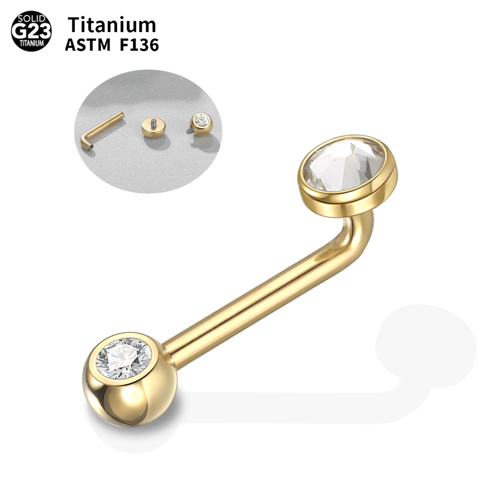 Body Jewelry Vch - ドリル用縦型ドリルジュエリー,1ピース,強化されたガラス製品,セクシーな唇のドリル,vch ey眉毛ドリル