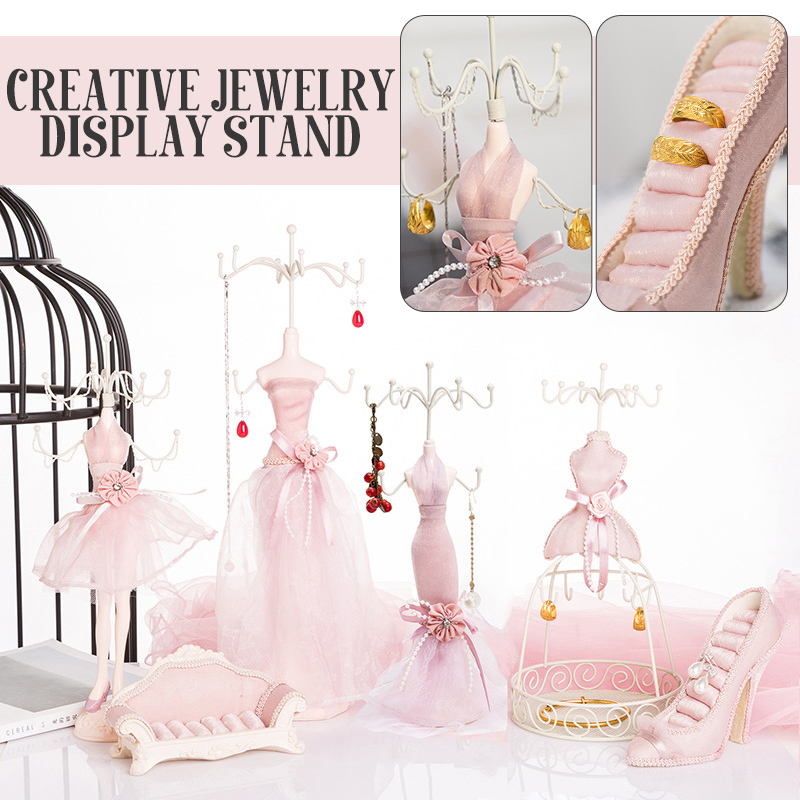 Body Jewelry Display Ideas - 女性のためのエレガントなネキンディスプレイ,ジュエリーホルダー,ネックレス,イヤリング,ブレスレット,オーガナイザーホルダー,クラフト樹脂