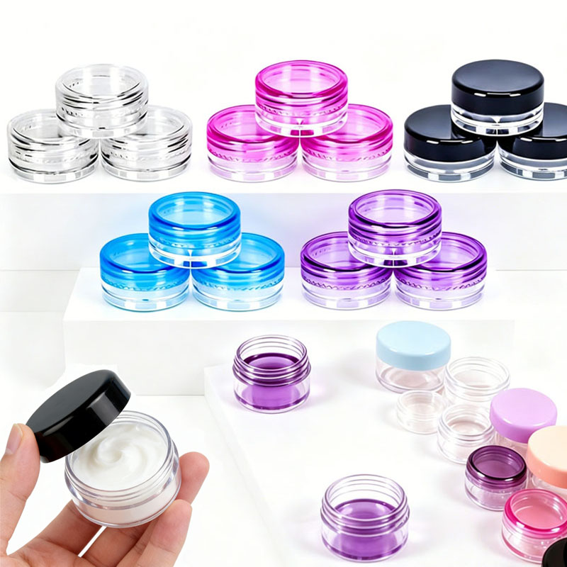 Body Jewelry Storage - 100 個 2 グラム-20 グラム空の小さな化粧品サンプル瓶クリームジャー宝石収納ボックス旅行用容器ローションメイクアップボディバター用
