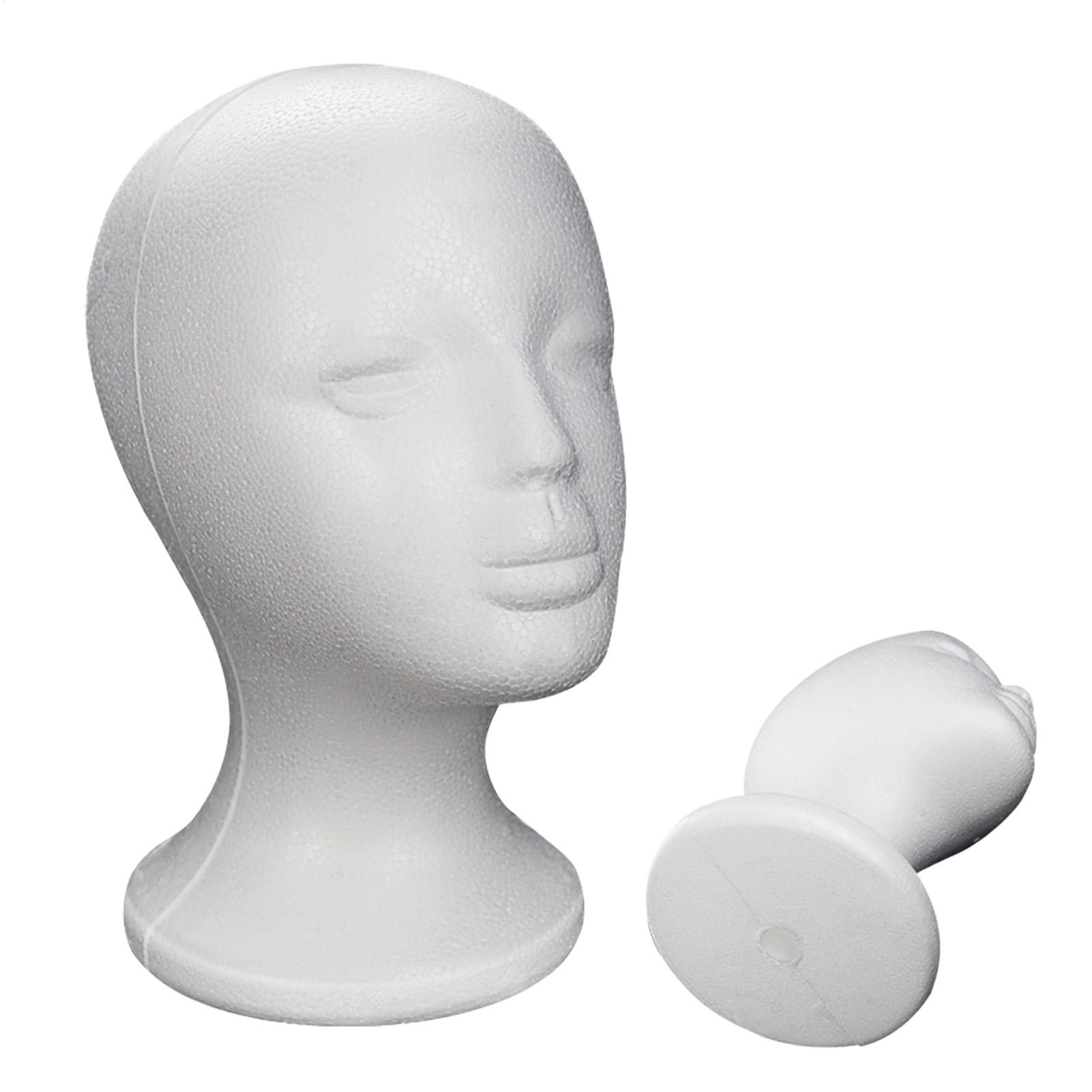 Body Jewelry Storage - フォームマネキンヘッド女性モデルディスプレイスタンドウィッグ帽子ジュエリーメガネホルダーサロンショップ理髪店フォームヘッド