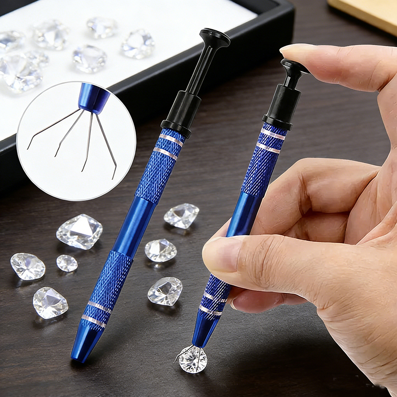 Body Jewelry Storage - 1個入り ジュエリーピックアップツール ジルコンストーン パウクロー ホルダー ピンセット