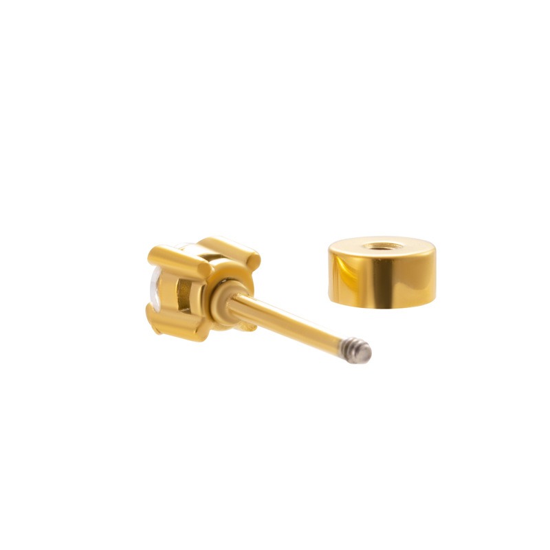 G23インプラントグレードチタン製スレッドレスプッシュインプ - Flat Back Labret Stud のレビューと価格