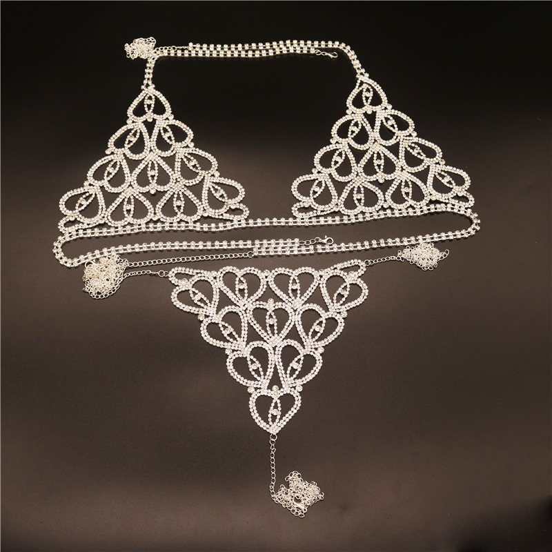 レディースボディジュエリー ボディチェーン ラインストーンビ - Body Jewelry Types のレビューと価格