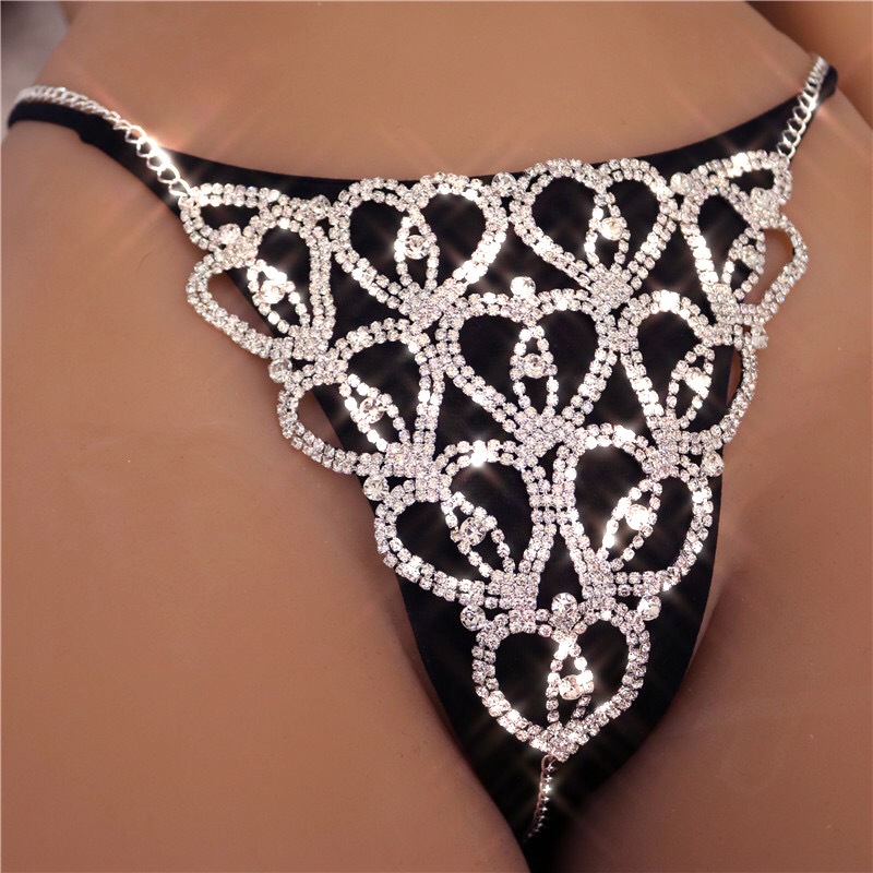 レディースボディジュエリー ボディチェーン ラインストーンビ - Body Jewelry Types のレビューと価格