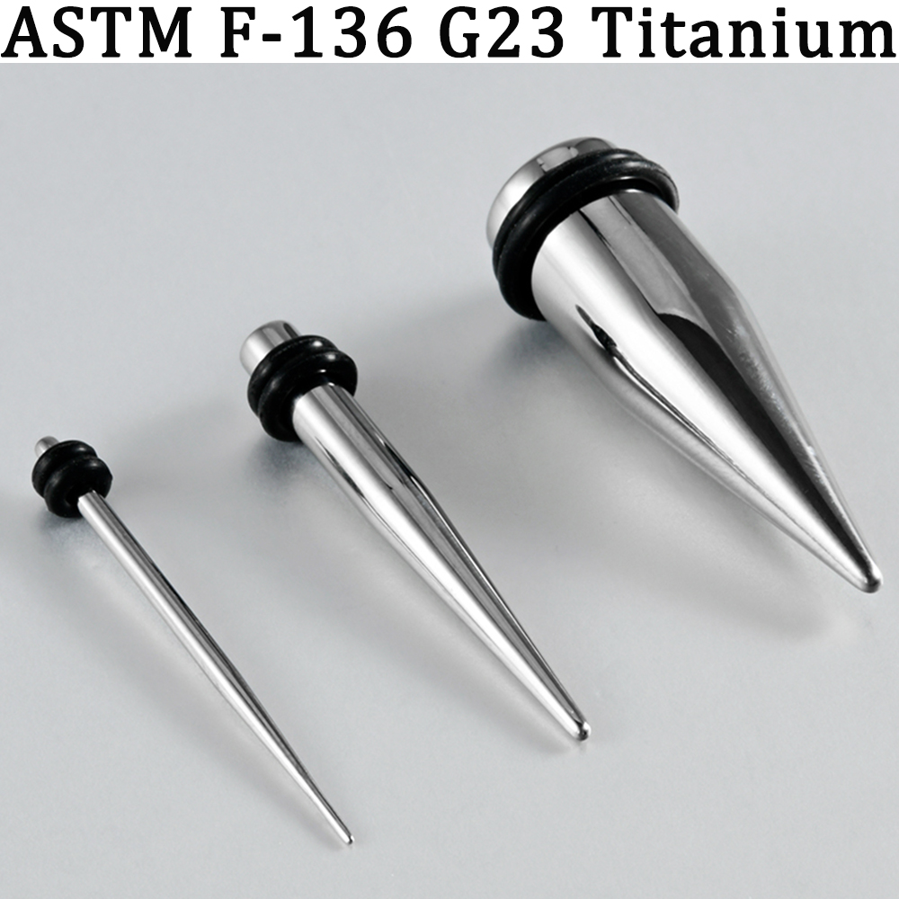 19-1PCS チタン合金高品質耳タップピン強化ピアス耳拡張 - Body Piercing Quality Jewelry のレビューと価格