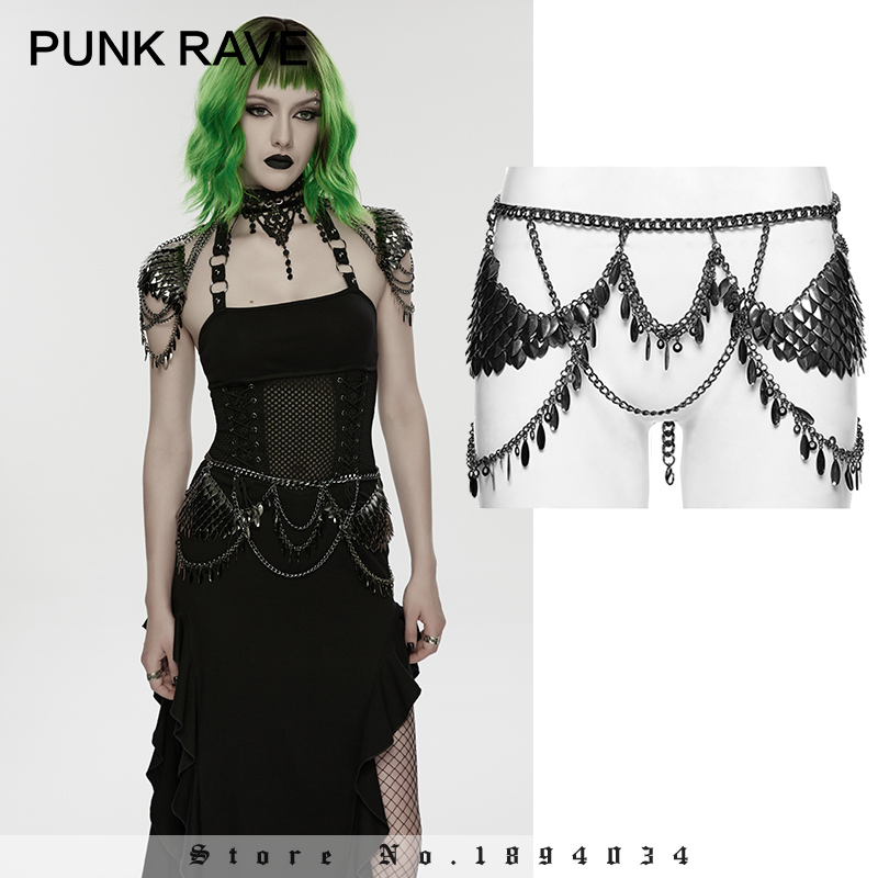 PUNK RAVE 女性用パンクアルミニウム合金金属製ブレー - Body Jewelry Types のレビューと価格