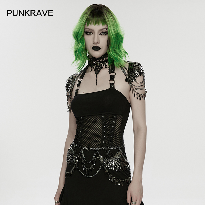 PUNK RAVE 女性用パンクアルミニウム合金金属製ブレー - Body Jewelry Types のレビューと価格