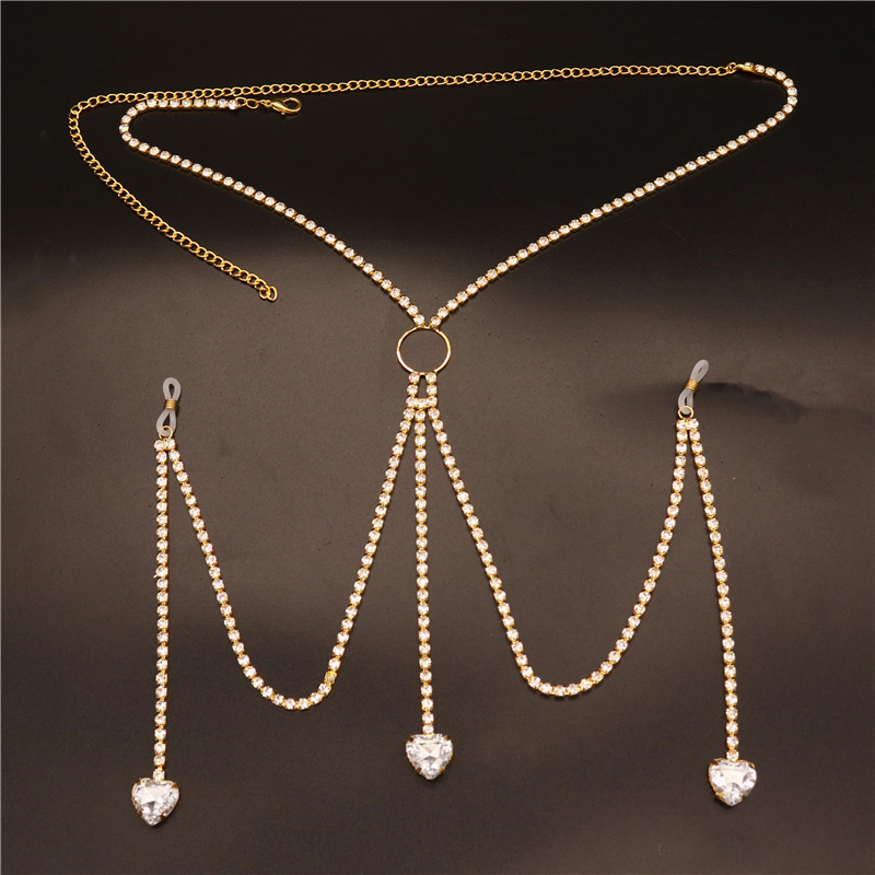 2023 新ファッションホワイトハート乳首チェーン非ピアスア - Body Jewelry In Bulk のレビューと価格