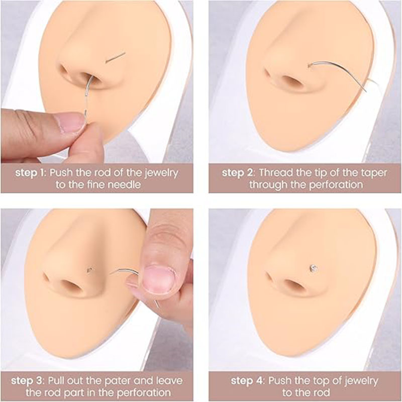 10個 ASTM F136 チタン製ピアスニードル PIER - Body Jewelry Types のレビューと価格