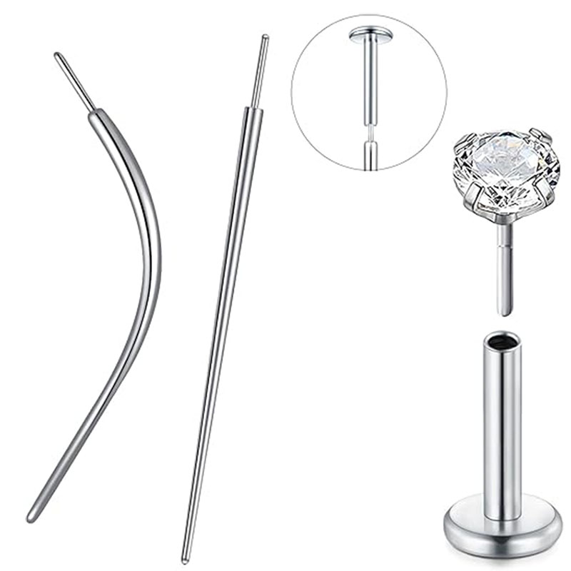 10個 ASTM F136 チタン製ピアスニードル PIER - Body Jewelry Types のレビューと価格