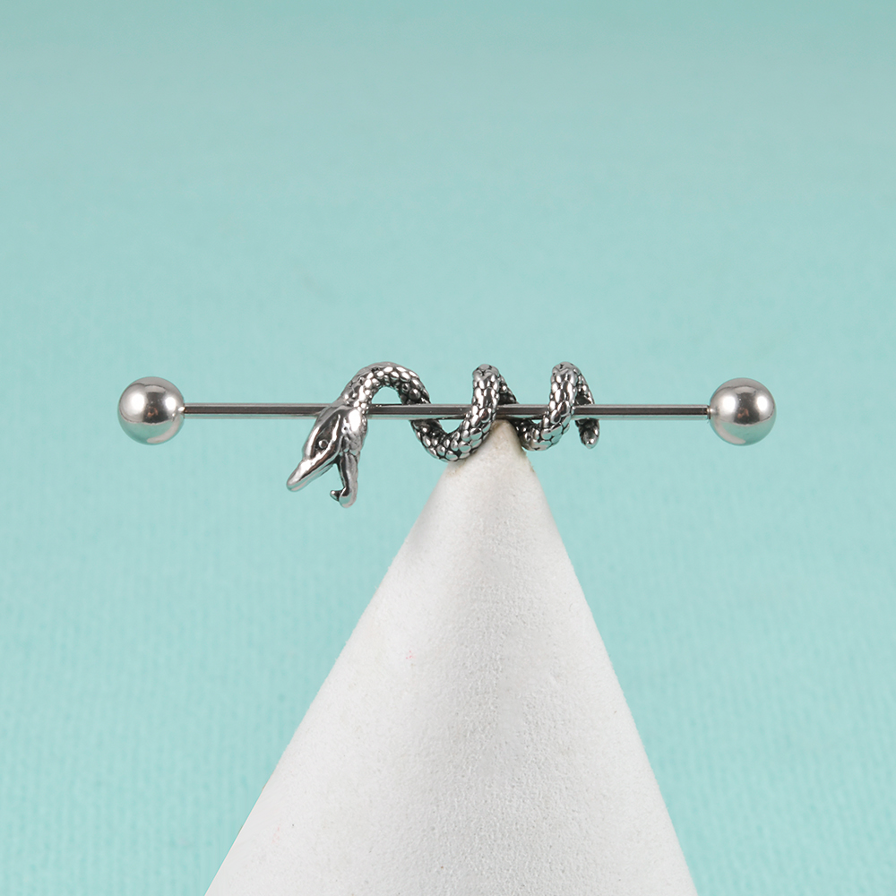 1PC 316L サージカルスチール 14 グラムヘビ工業用 - Body Jewelry Industrial のレビューと価格