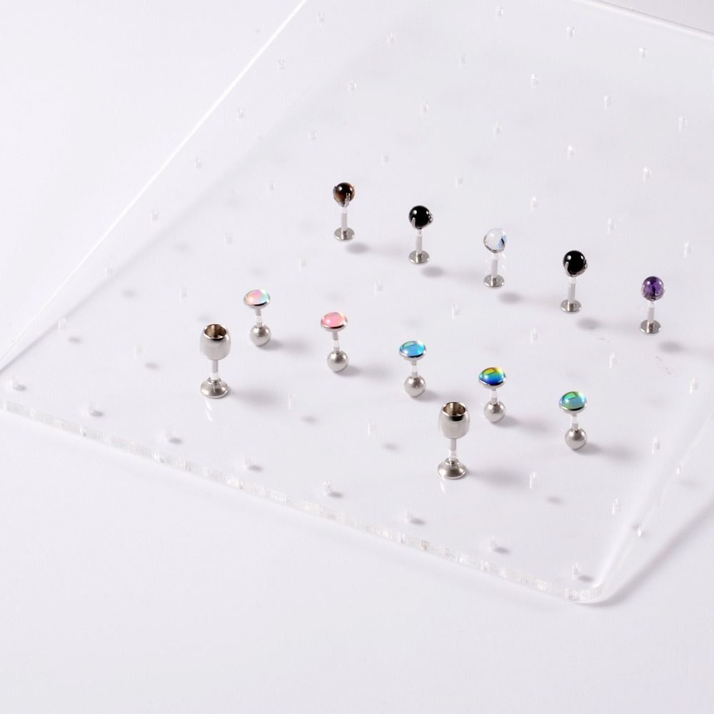 ピアス用ポリッシュラック、へそピアスディスプレイ、ボディピア - Body Jewelry Storage のレビューと価格