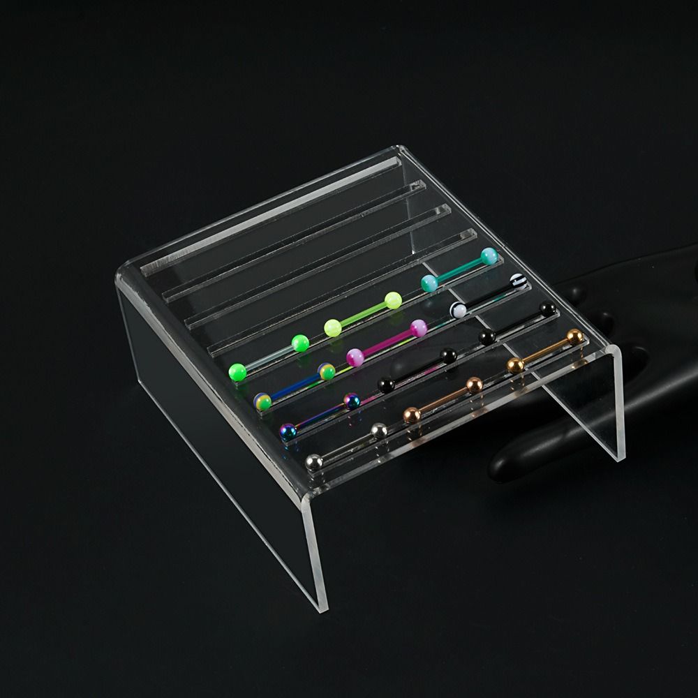 ピアス用ポリッシュラック、へそピアスディスプレイ、ボディピア - Body Jewelry Storage のレビューと価格