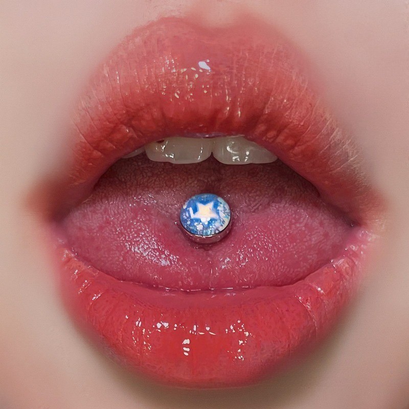 1Pc 新しいトレンディな甘いクールなスタイルのステンレス鋼 - Body Piercing Quality Jewelry のレビューと価格