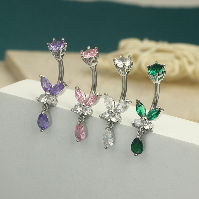 14 グラムブラブラ蝶ベリーリング 10 ミリメートルベリー - Body Jewelry Co のレビューと価格