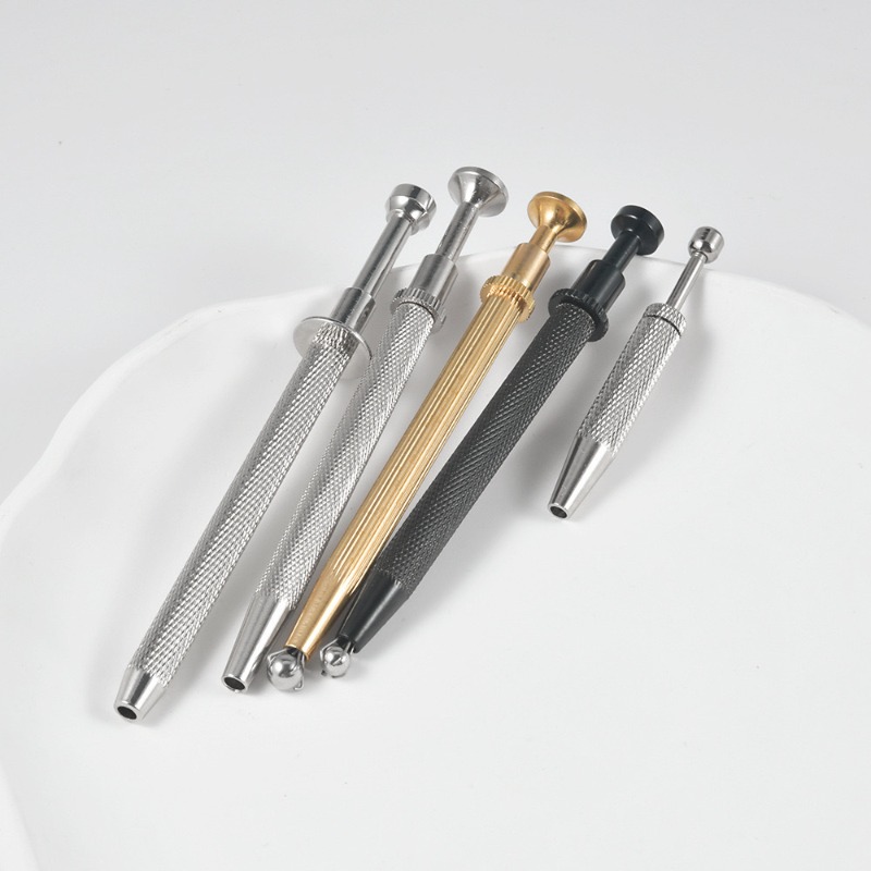 1Pc サージカルスチールプロフェッショナルプッシュインシリ - Body Jewelry Storage のレビューと価格