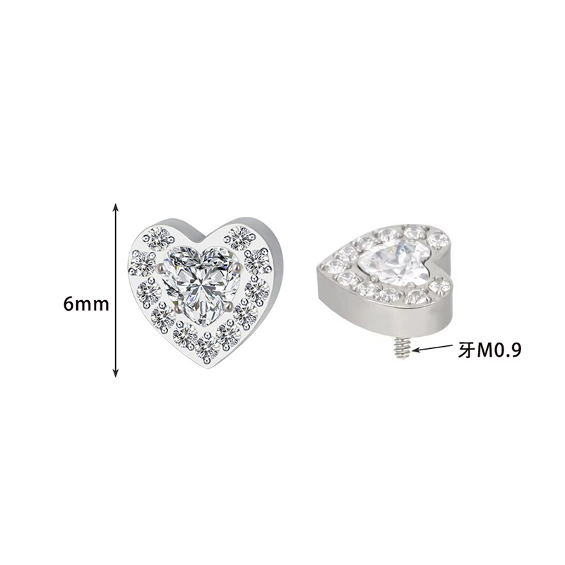 1個 G23チタン製ピアススタッド フラットバック インター - Flat Back Labret Stud のレビューと価格