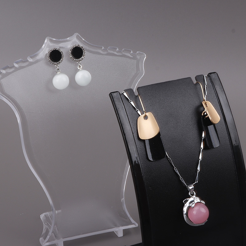 アクリルミニネックレスディスプレイマネキンペンダントモデルジ - Body Jewelry Display Ideas のレビューと価格