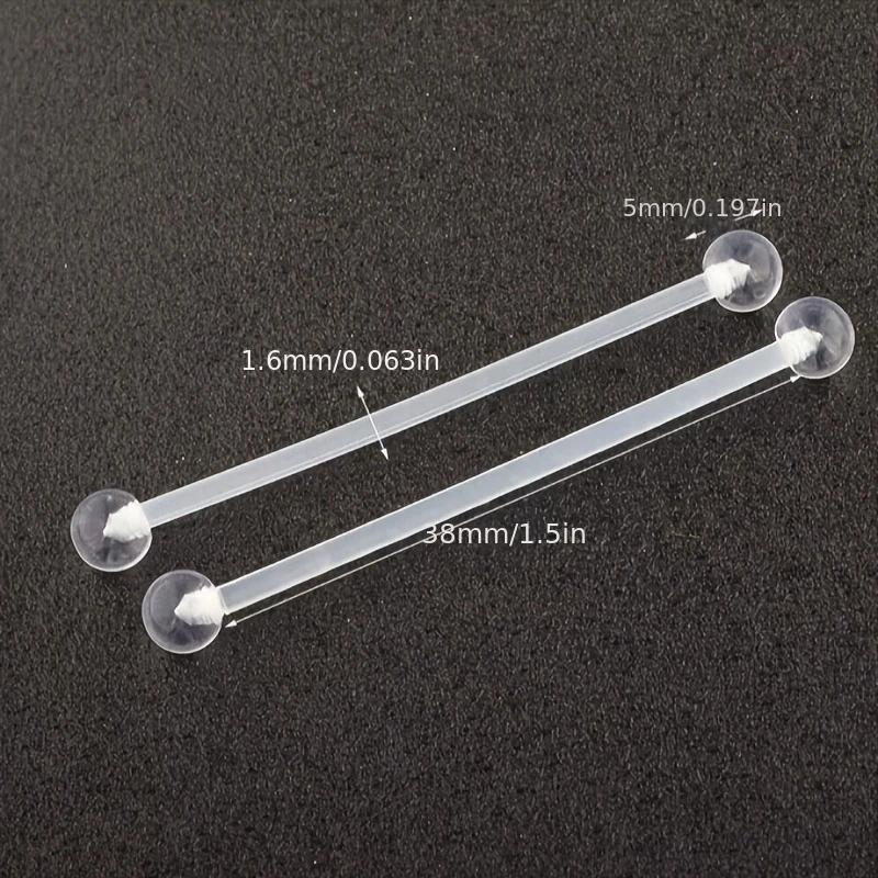 1点/6点14 G 38 mmステンレス工業バーベキューリン - Body Jewelry Industrial のレビューと価格
