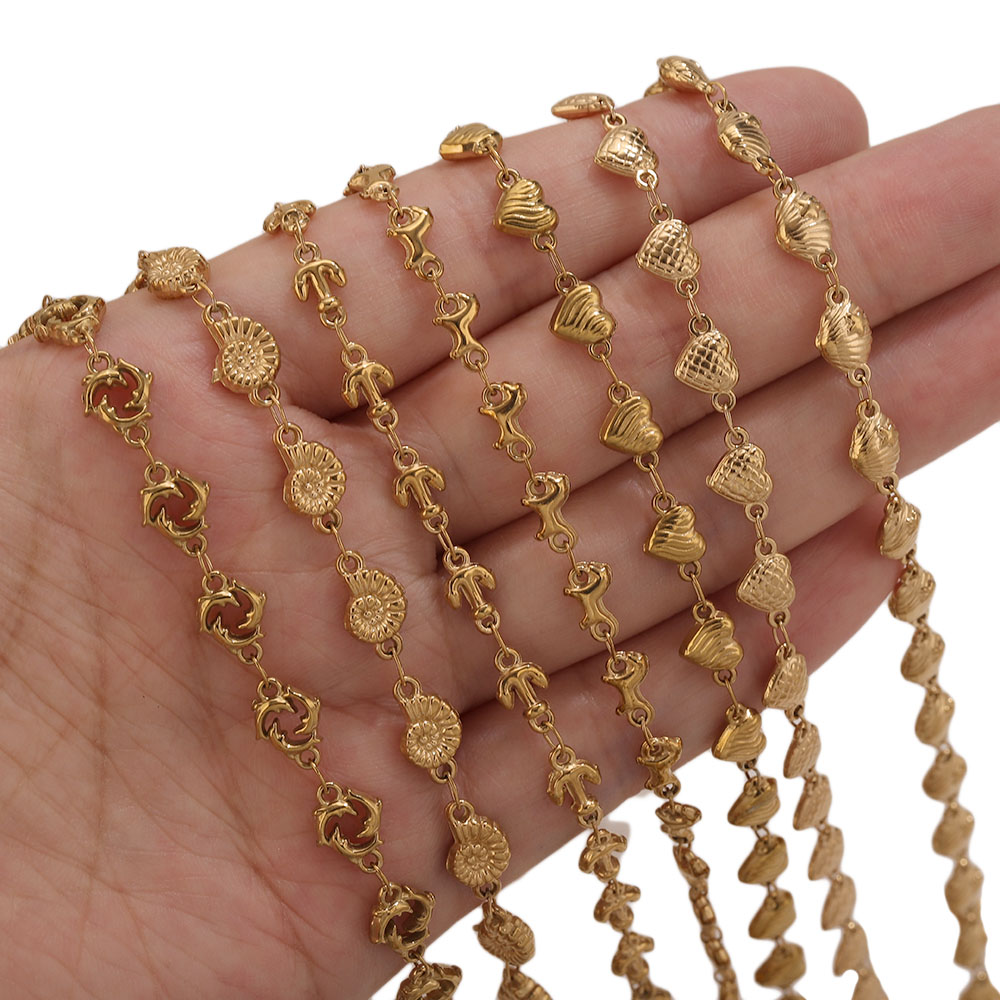 1M PVDゴールドステンレススチール製ハートスターフラワー - Body Jewelry In Bulk のレビューと価格