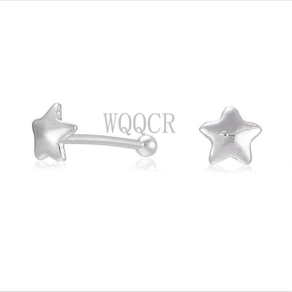 20個/箱 フロスト加工 星型ノーズネイル 10mm ボール - Body Jewelry Storage のレビューと価格