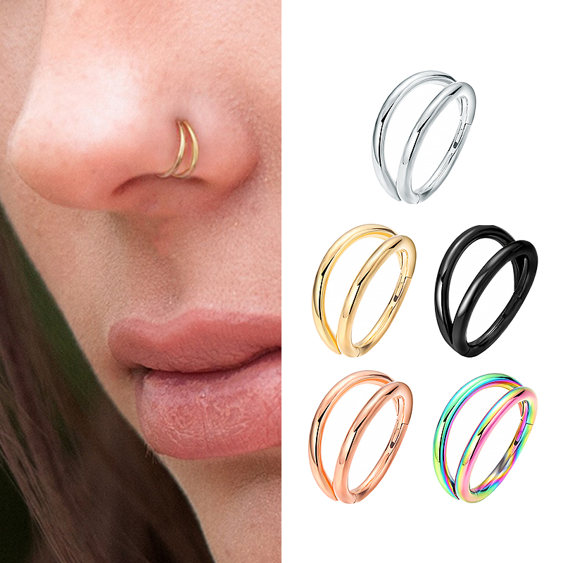 G23女性用チタンイヤリングイヤリング,上質でチュニック,耳 - Body Jewelry Industrial のレビューと価格