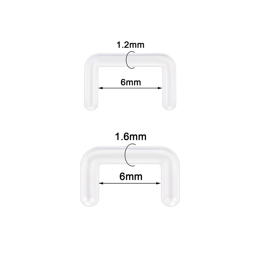 高速度鋼鼻用アクリルイヤリング,非常に柔軟なサニタリーアクセ - Body Jewelry Storage のレビューと価格