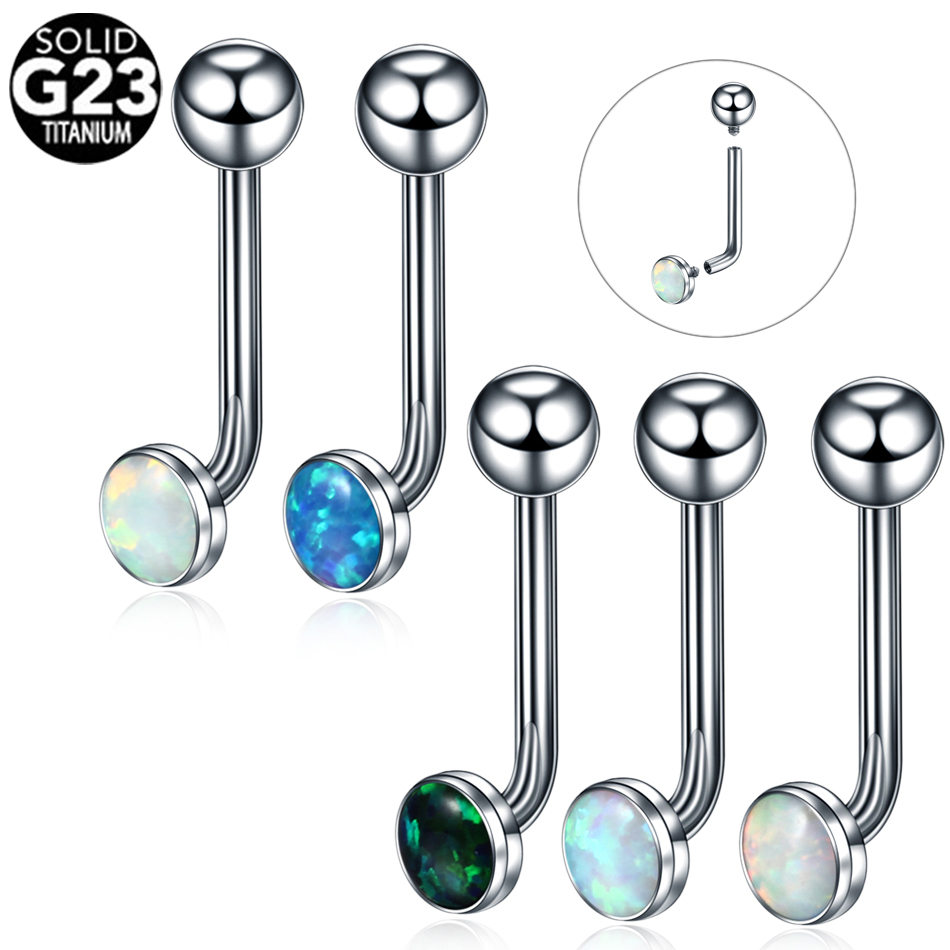 1PC チタンクリスティーナ垂直フードピアスフラワーリップリ - Body Jewelry Vch のレビューと価格