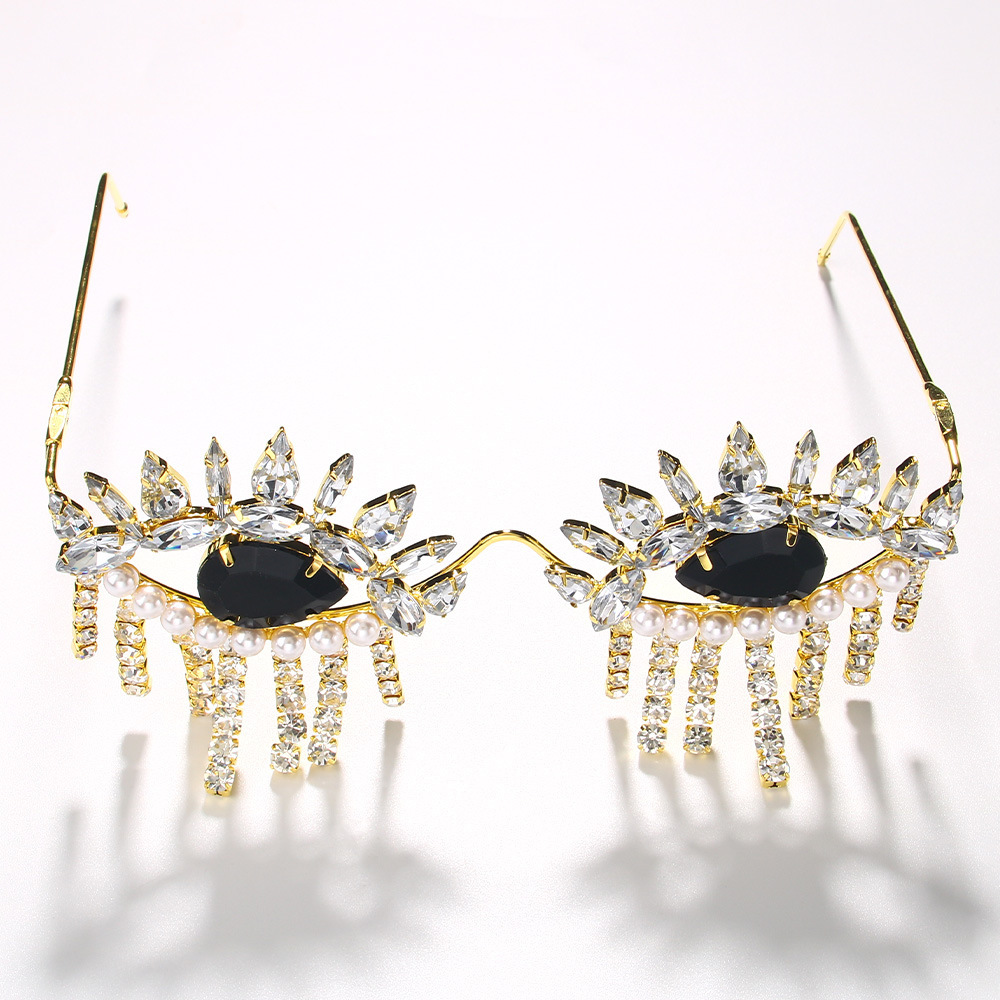 Stonefans-女性用タッセルグラスフレーム、デザイナー - Body Jewelry Retainers のレビューと価格