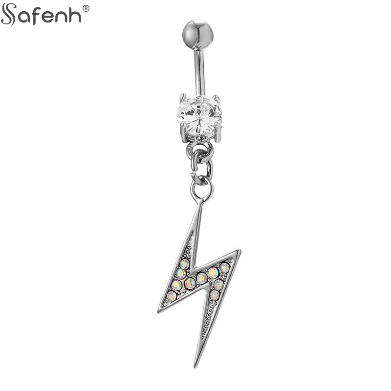 1pc 高品質銅新へそバーベルピアス内ネジ式へそリングボディ - Body Piercing Quality Jewelry のレビューと価格