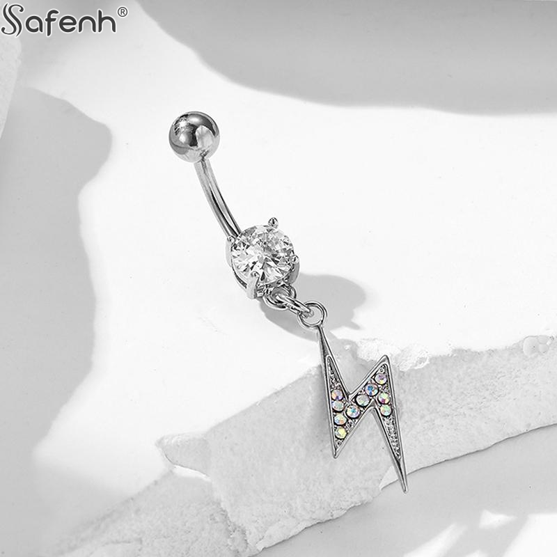 1pc 高品質銅新へそバーベルピアス内ネジ式へそリングボディ - Body Piercing Quality Jewelry のレビューと価格
