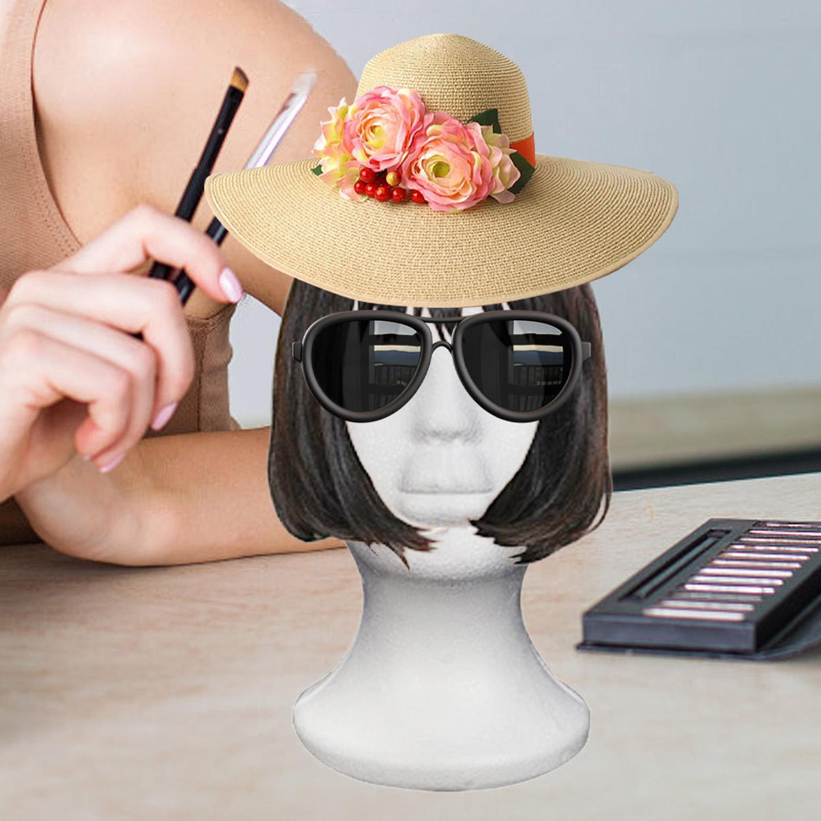 フォームマネキンヘッド女性モデルディスプレイスタンドウィッグ - Body Jewelry Storage のレビューと価格