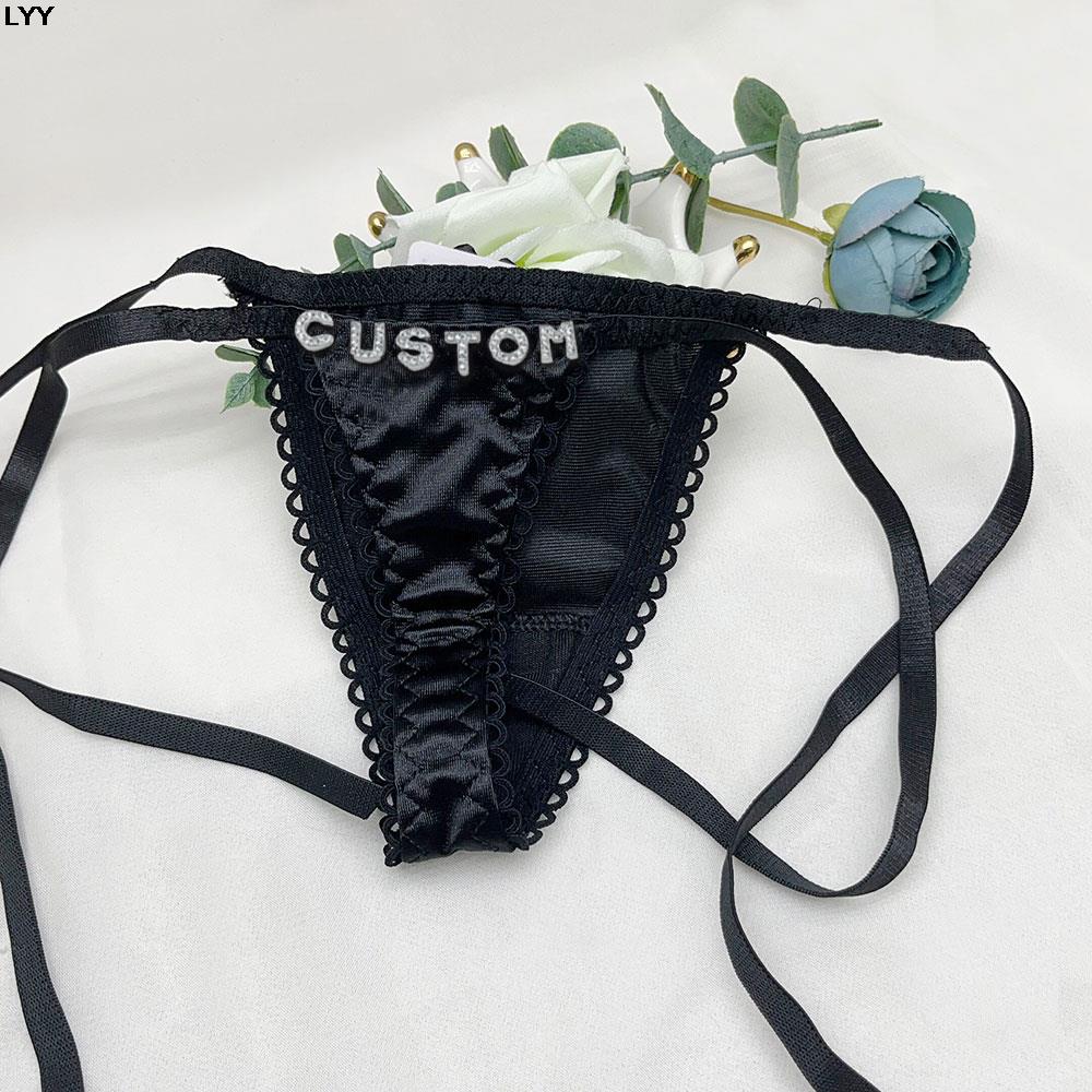 カスタムネーム入りTバック三角ブラセット 2点セット セクシ - Body Jewelry Names のレビューと価格