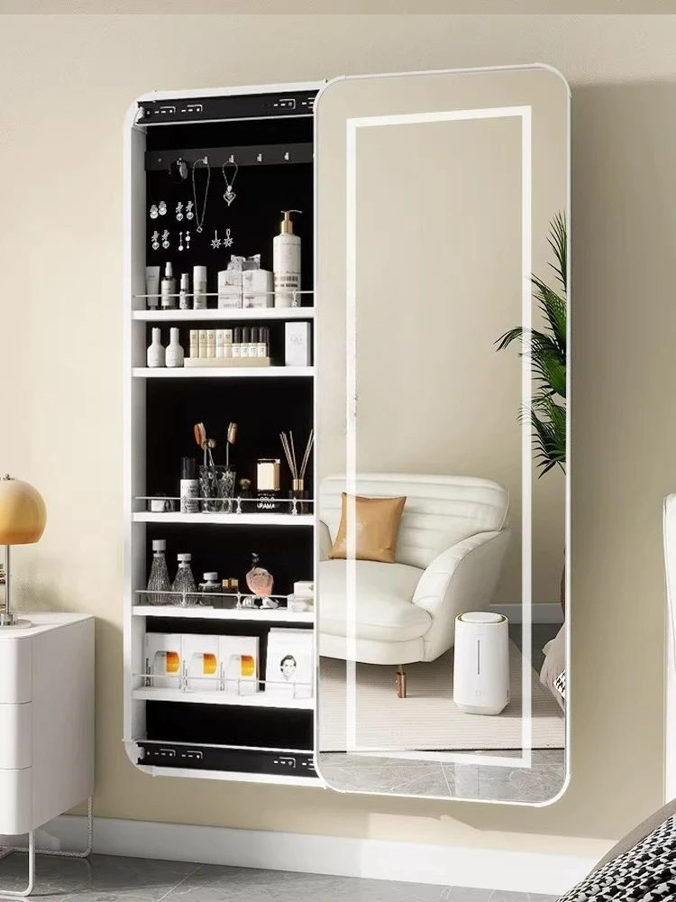 隠しプッシュプル式全身鏡、ジュエリー収納、ドレッシングミラー - Body Jewelry Storage のレビューと価格