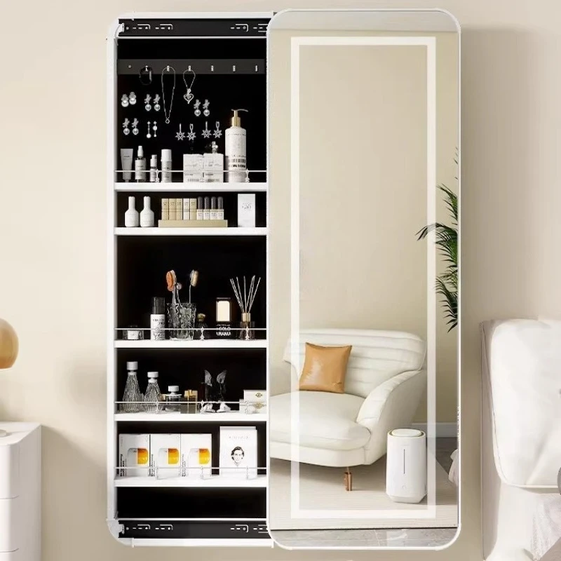 隠しプッシュプル式全身鏡、ジュエリー収納、ドレッシングミラー - Body Jewelry Storage のレビューと価格