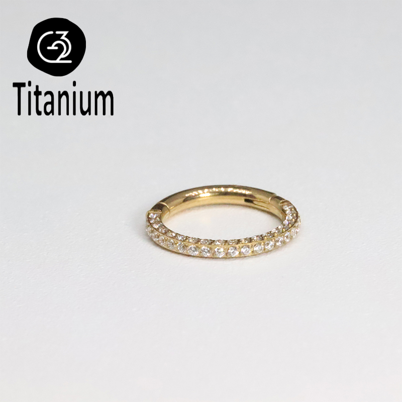 ASTM F136 G23 チタン製ピアス セプタムフープ  - Body Piercing Quality Jewelry のレビューと価格