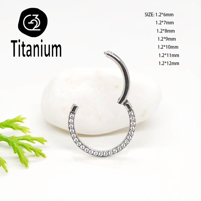 ASTM F136 G23 チタン製ピアス セプタムフープ  - Body Piercing Quality Jewelry のレビューと価格