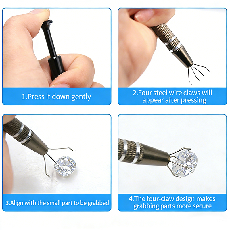 1個入り ジュエリーピックアップツール ジルコンストーン パ - Body Jewelry Storage のレビューと価格